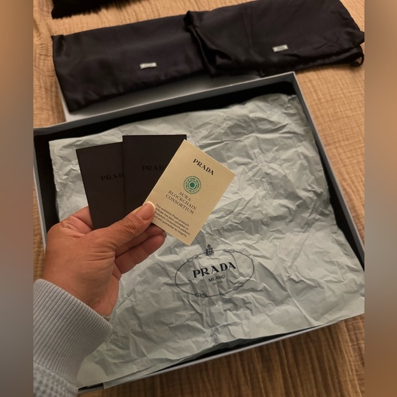 PRADA Re-Nylon and Leather Booties w/Dust Bag and Box- 39 1/2 - Picture 12 of 16